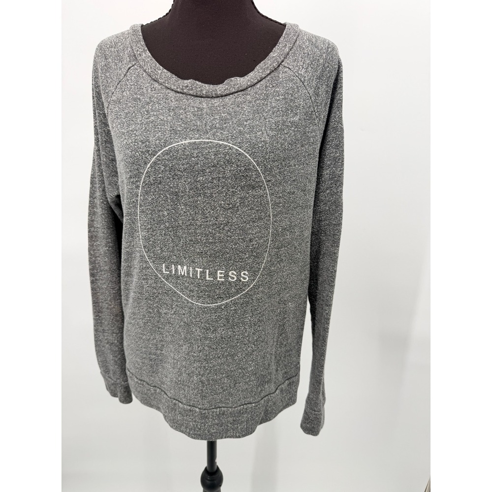 good hYOUman Sweatshirt Womens XS/S Gray Good Limitless Raglan Graphic